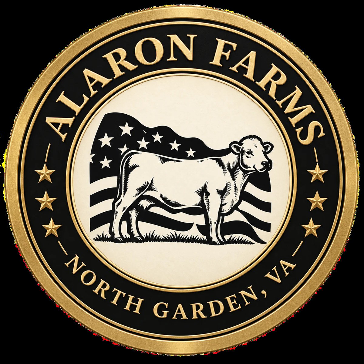 Alaron Farms official seal — North Garden, Virginia, Est. MMXX